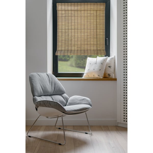 Bambusowa roleta w naturalnym kolorze 200x160 cm Lepus – Gardinia-image-1
