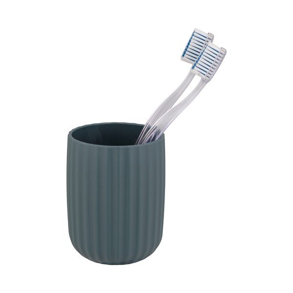 Zielony plastikowy kubek na szczoteczki do zębów Agropoli – Wenko-image-3