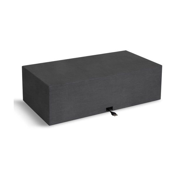 Kartonowy organizer na dokumenty z szufladką Ted Canvas Paper Laminate – Bigso-image-4