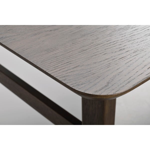 Brązowy stół do jadalni w dekorze dębu Rowico Nagano, 205x95 cm-image-3