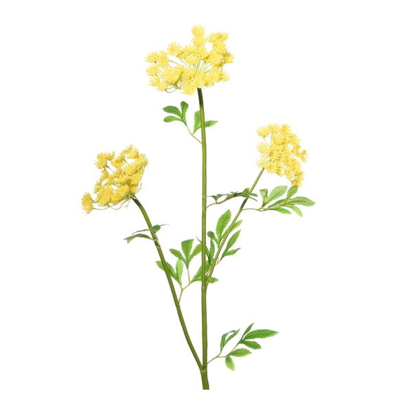 Sztuczna gałązka z żółtymi kwiatkami Ixia Lace, wys. 97 cm