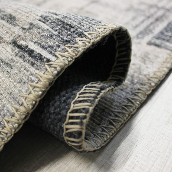 Szary chodnik odpowiedni do prania 60x230 cm Silas Abstract – Flair Rugs-image-2