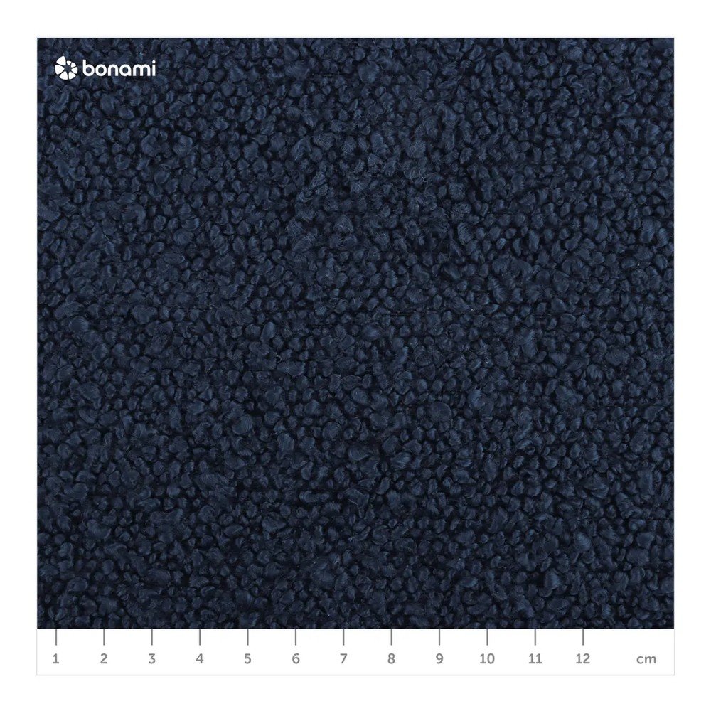 Niebieski fotel z materiału bouclé Essen – Cosmopolitan Design (zdjęcie 7)