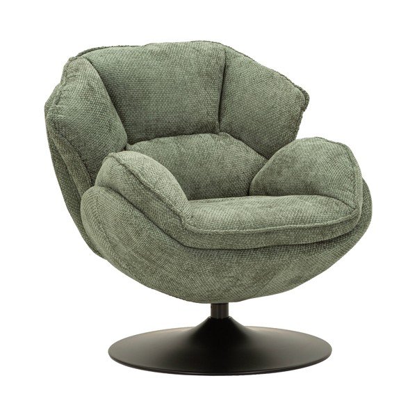Szarozielony obrotowy fotel Retro Style – Mauro Ferretti