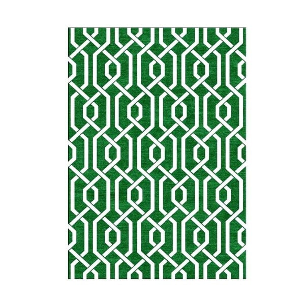 Ręcznie tkany dywan Camila Green, 155x240 cm