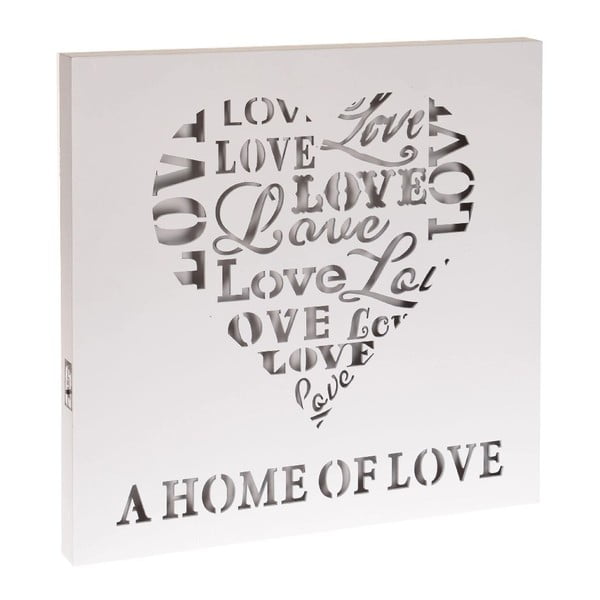 Dekoracja świecąca Home Of Love, 40x40 cm