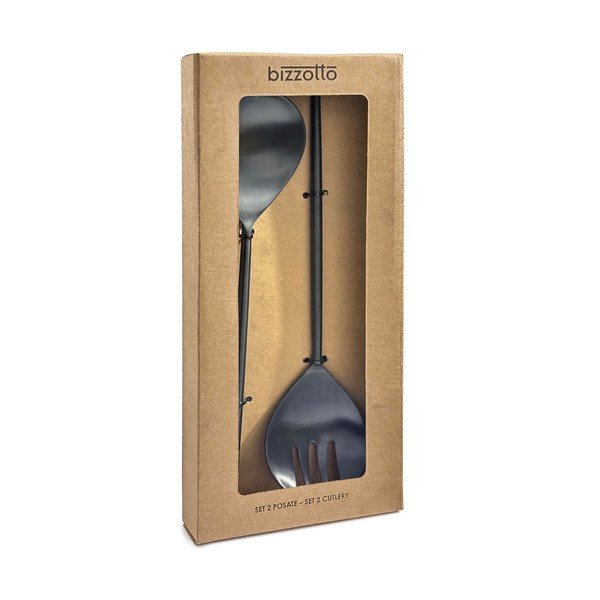 Sztućce do sałatek 2 szt. ze stali nierdzewnej Bronte – Bizzotto-image-2