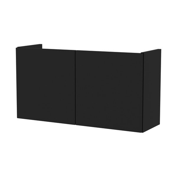 Czarny modułowy system półek 224x190 cm Bridge – Tenzo-image-3