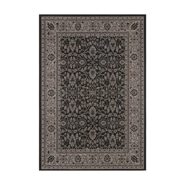 Czarno-beżowy dywan odpowiedni na zewnątrz NORTHRUGS Konya, 200x290 cm
