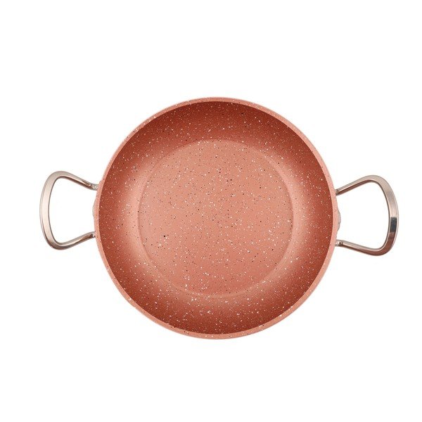 Różowa aluminiowa patelnia Güral Porselen Classic, ø 22 cm-image-4