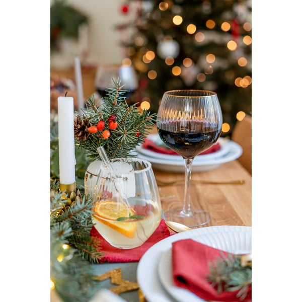 Czerwone podkładki zestaw 4 szt. – Linen Tales-image-3