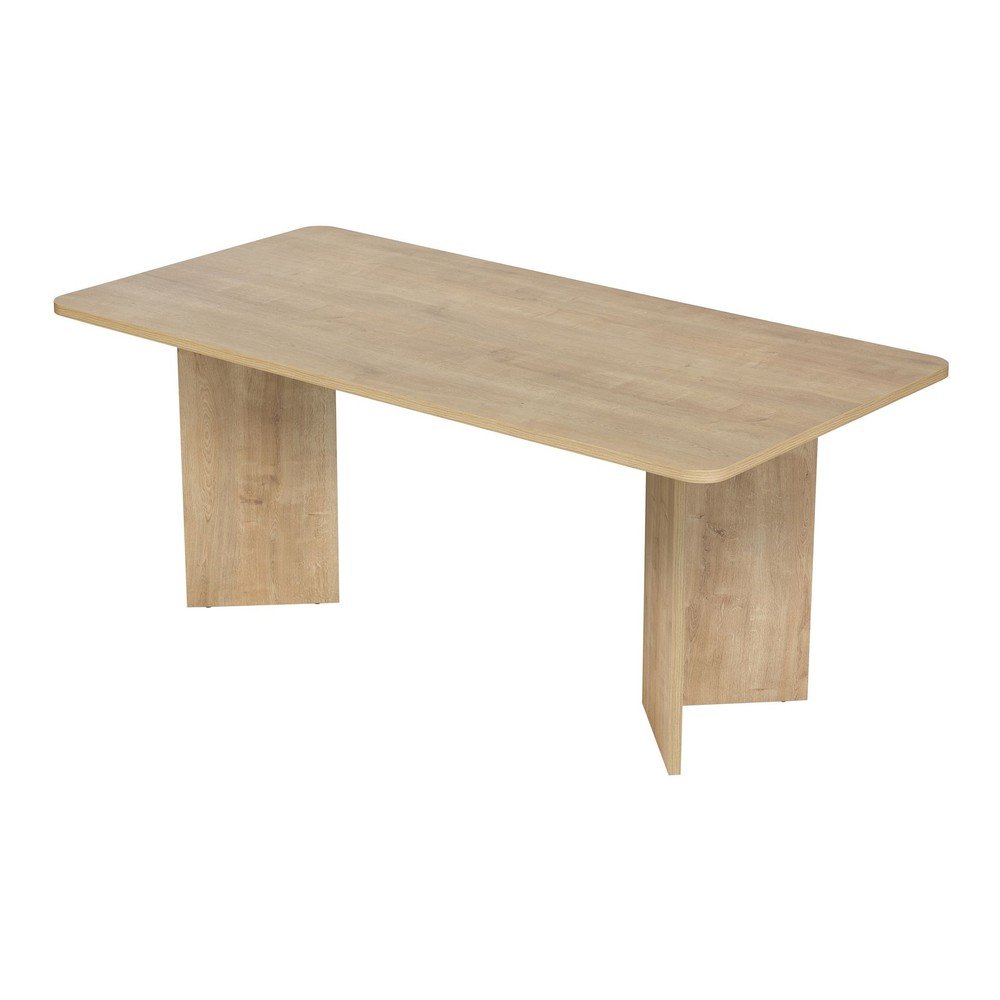 Stół w dekorze dębu 90x180 cm Linza – Kalune Design (zdjęcie 4)