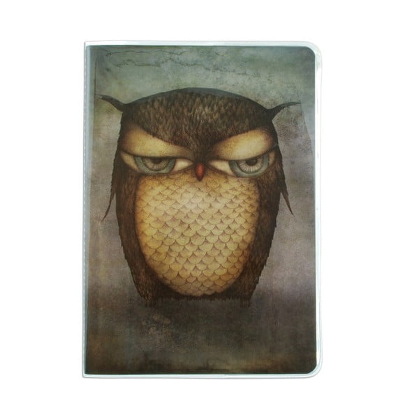 Notatnik Santoro London Grumpy Owl, format A5
