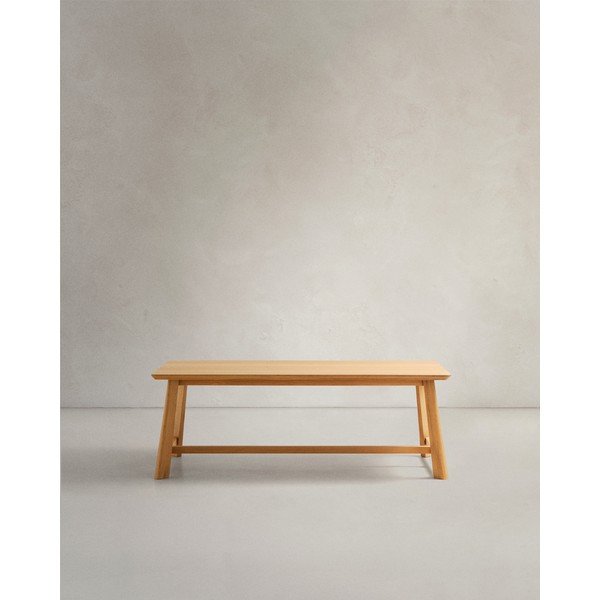 Stół z blatem w dekorze dębu 100x220 cm Idun – Kave Home-image-2