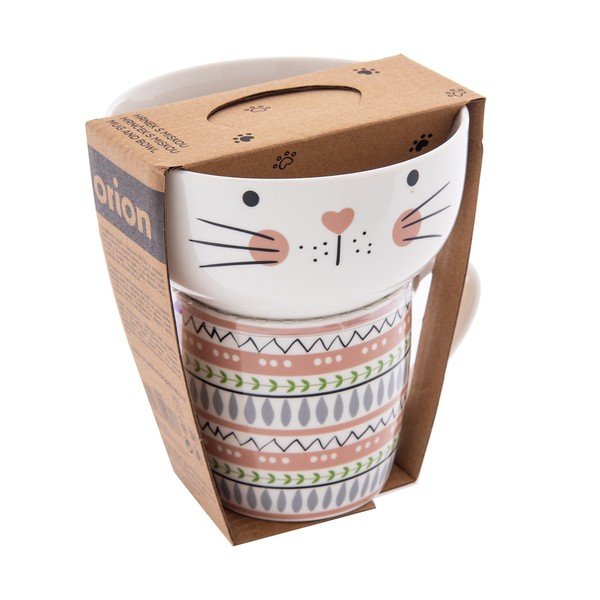 Porcelanowy zestaw kubka i miski 2 szt. 350 ml – Orion-image-4