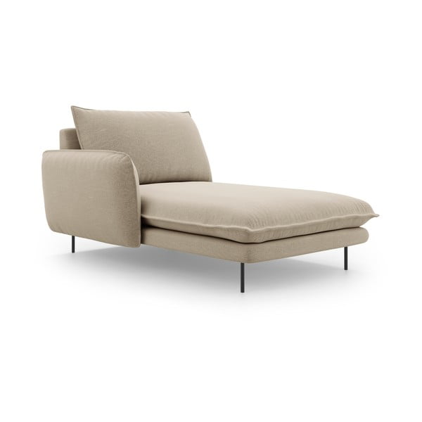 Beżowy szezlong Cosmopolitan Design Vienna, lewostronny-image-2