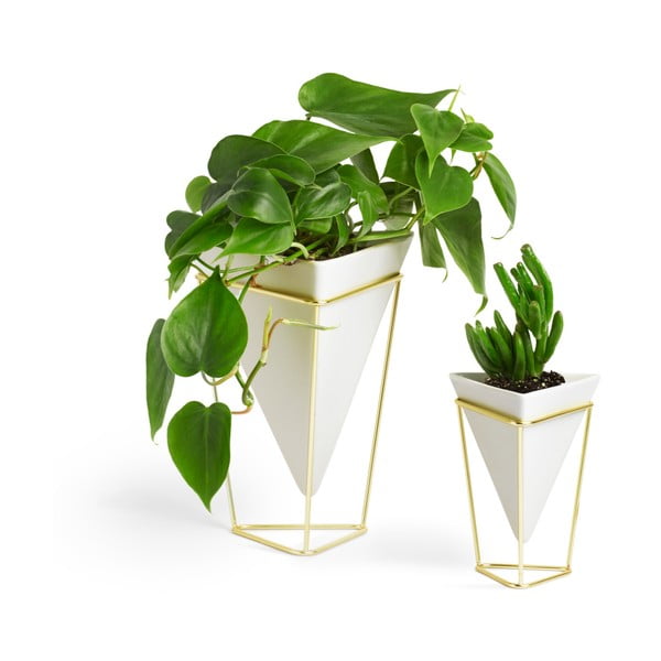 Ceramiczne doniczki na zioła zestaw 2 szt. Trigg – Umbra-image-3