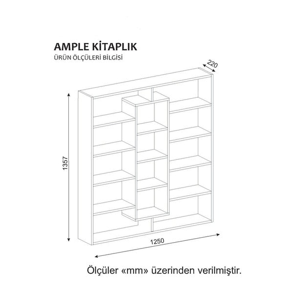 Biały regał Gardo Ample-image-1