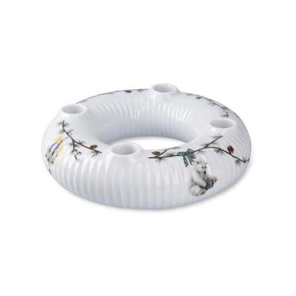 Porcelanowy adwentowy świecznik ze świątecznym motywem Hammershøi Christmas – Kähler Design