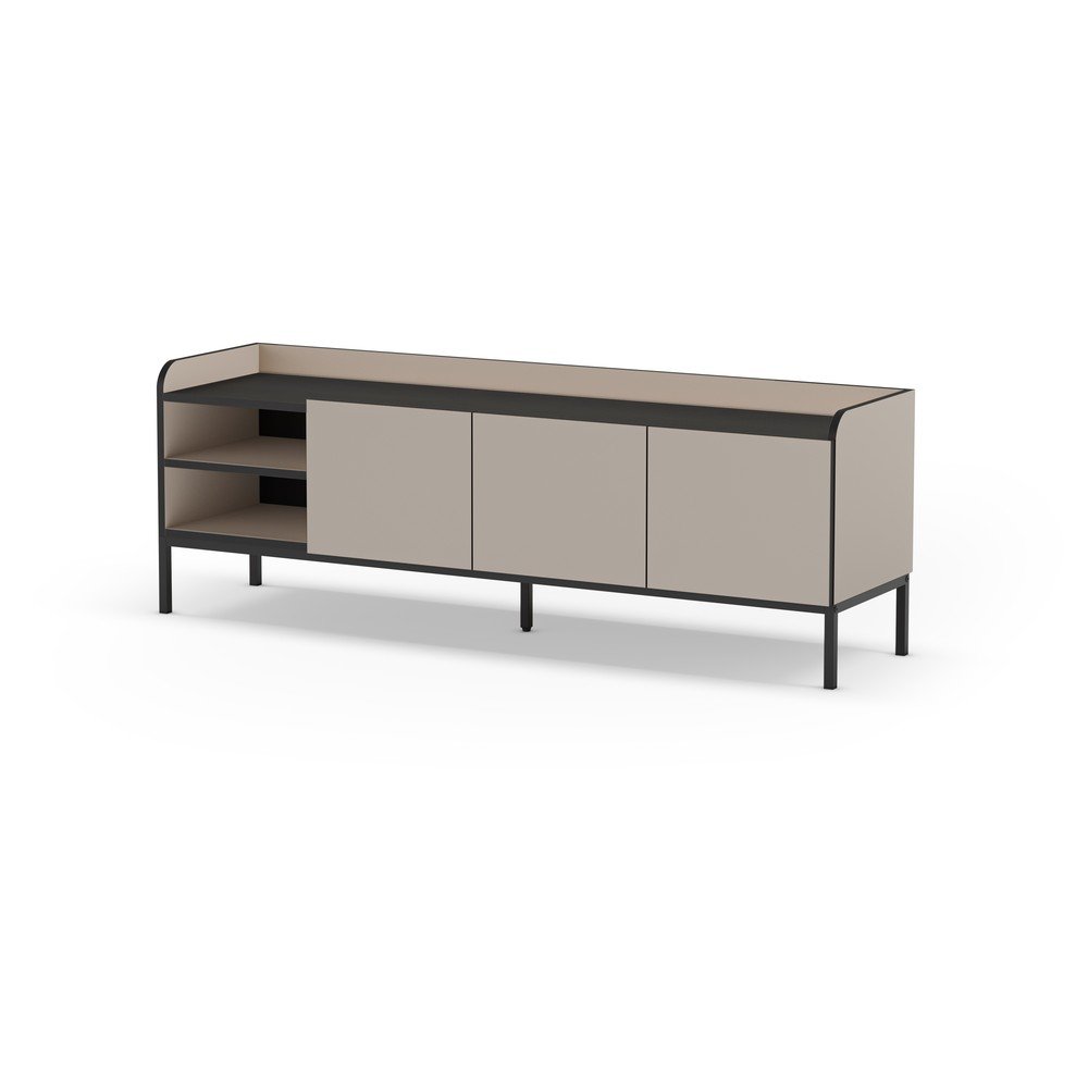 Kremowa szafka pod TV 160x55x42 cm Adara – Marckeric (zdjęcie 3)