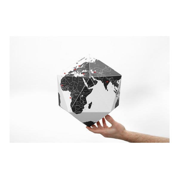 Czarny globus składany Palomar Here, ø 23 cm