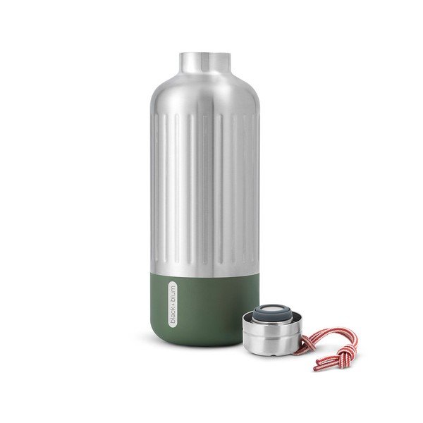 Butelka termiczna ze stali nierdzewnej w kolorze srebra 850 ml Explorer – Black + Blum-image-2