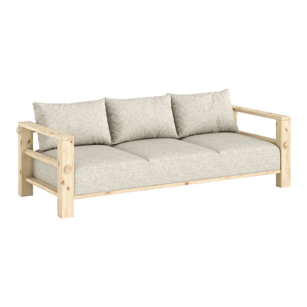 Jasnoszara sofa 225 cm Bare – Karup
