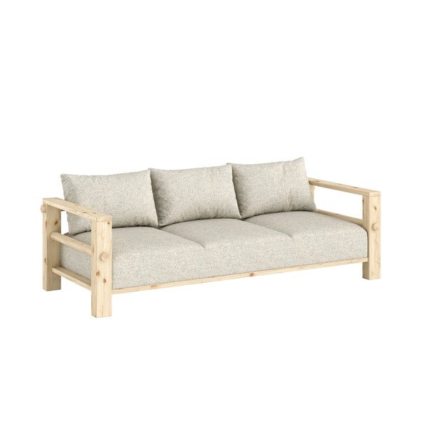 Jasnoszara sofa 225 cm Bare – Karup