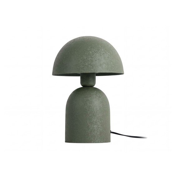 Zielona lampa stołowa z metalowym kloszem (wysokość 30 cm) Boaz – Leitmotiv