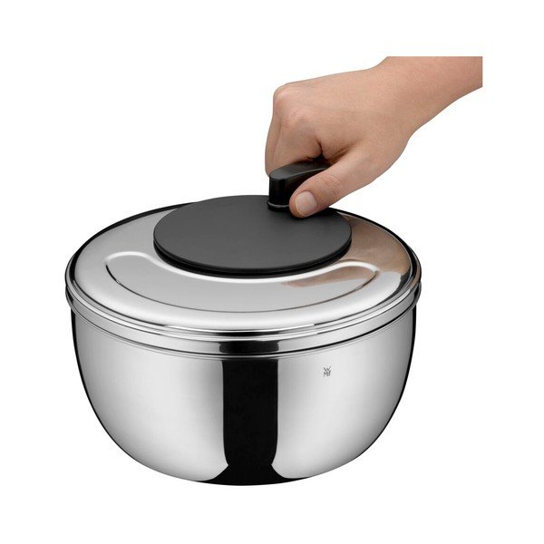 Wirówka do sałaty ze stali nierdzewnej Cromargan® WMF, wys. 16 cm-image-1