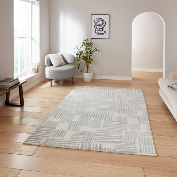 Jasnoszary dywan 120x170 cm Blocks – Catherine Lansfield-image-2