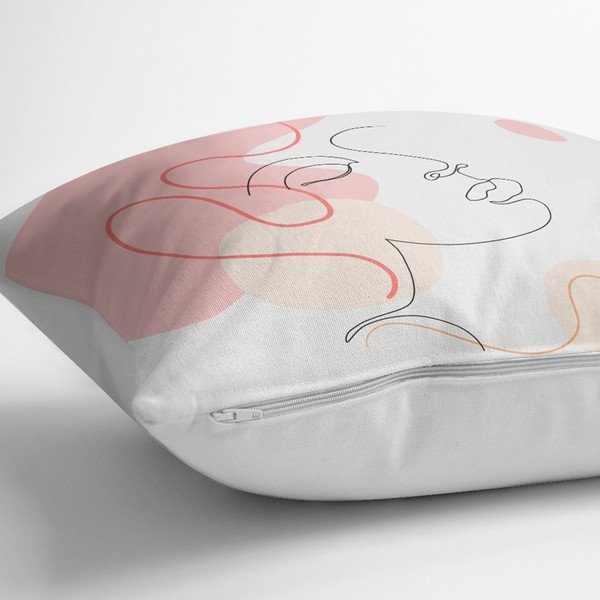 Zestaw 4 dekoracyjnych poszewek na poduszki Minimalist Cushion Covers Minimalist Woman, 45x45 cm-image-1