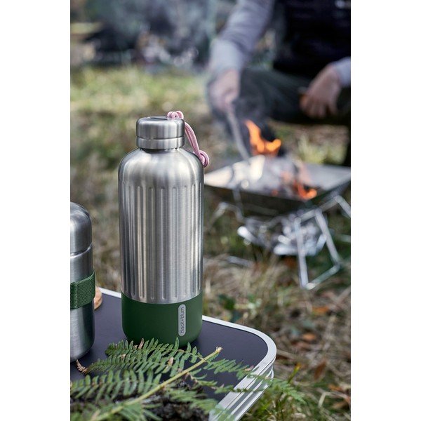 Butelka termiczna ze stali nierdzewnej w kolorze srebra 850 ml Explorer – Black + Blum-image-1