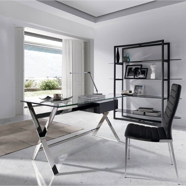 Biurko z czarną szufladą Ángel Cerdá Concha-image-1