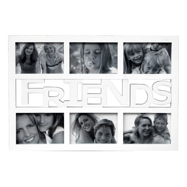 Ramka na 6 zdjęć Friends, biała