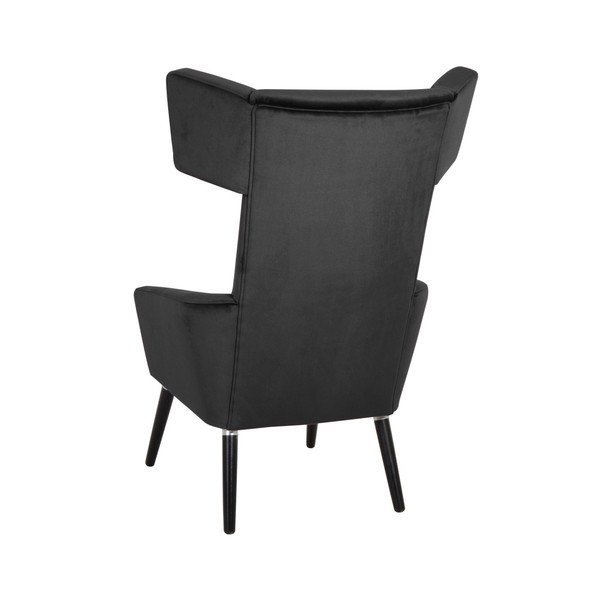 Czarny fotel Max Winzer Elina Suede-image-2