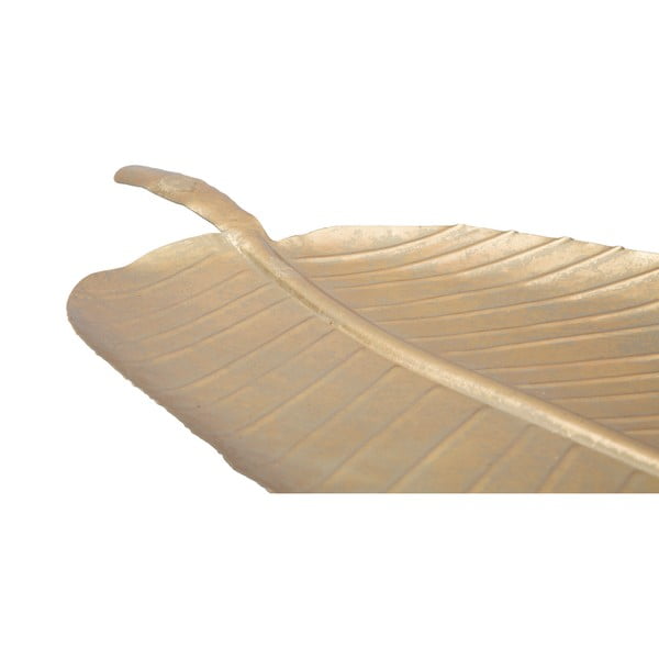 Dekoracja w złotym kolorze Mauro Ferretti Leaf, 55,5x18 cm-image-4