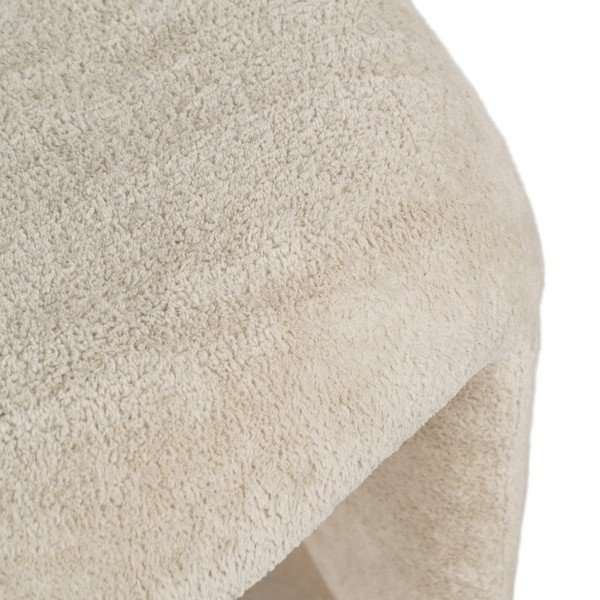 Beżowy fotel z materiału bouclé – Ixia-image-4