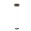 Czarno-beżowa lampa stojąca Fischer & Honsel Tape
