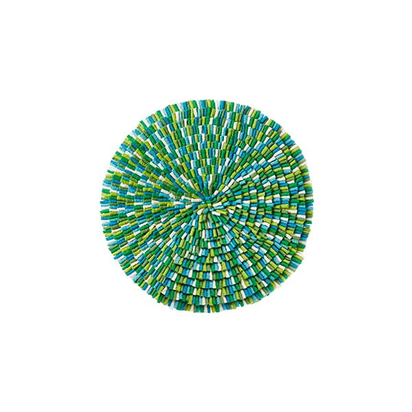 Wełniany dywan Wool Mat Bubble Green, 75 cm