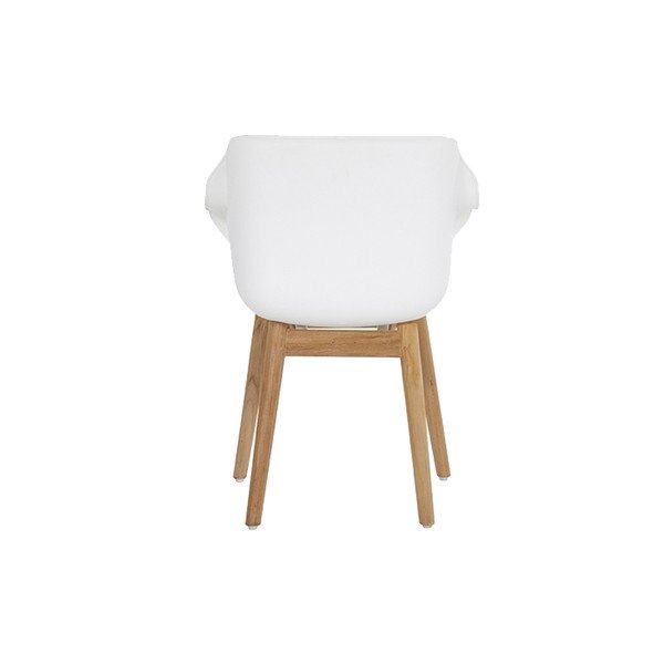 Białe plastikowe krzesła ogrodowe zestaw 2 szt. Sophie Teak – Hartman-image-4
