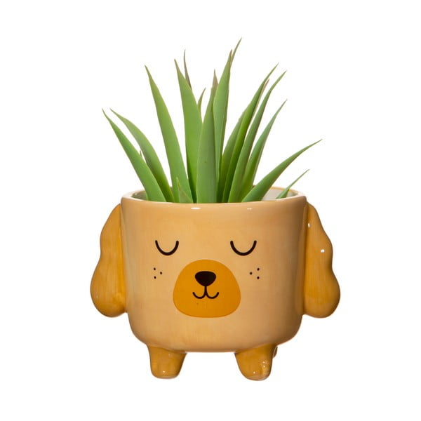 Kamienna osłonka na doniczkę ø 7,5 cm Cockapoo – Sass & Belle-image-1