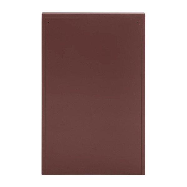 Bordowa metalowa uchylna szafka na buty 66x103x16 cm Sabine – WOOOD-image-4