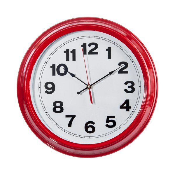 Zegar Wall Red, 40 cm