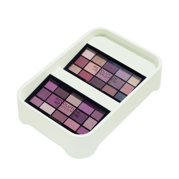 Biały organizer na kosmetyki iDesign Eco Bin, 28,12x19,23 cm