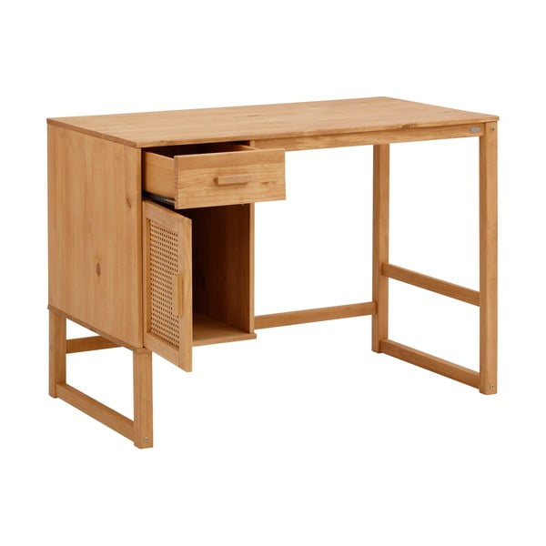 Biurko z drewna sosnowego 60x110 cm Jolene – Støraa-image-2