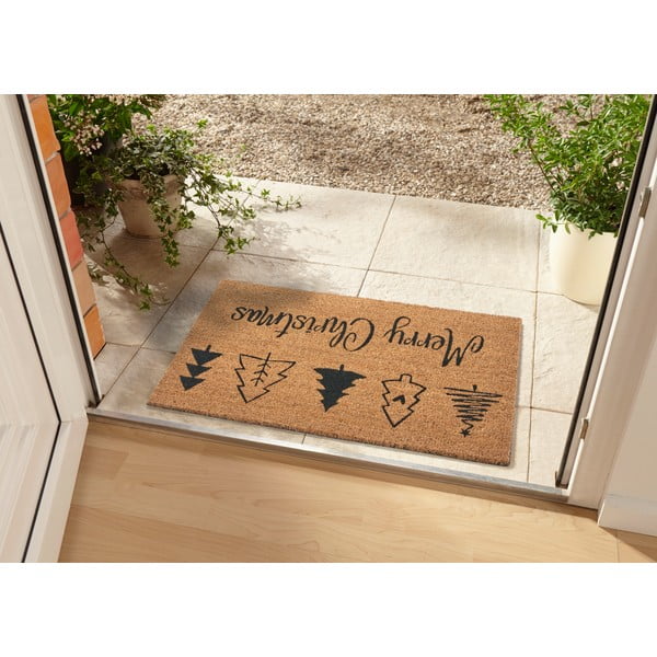 Wycieraczka z włókna kokosowego ze świątecznym motywem 45x75 cm – Hanse Home-image-1
