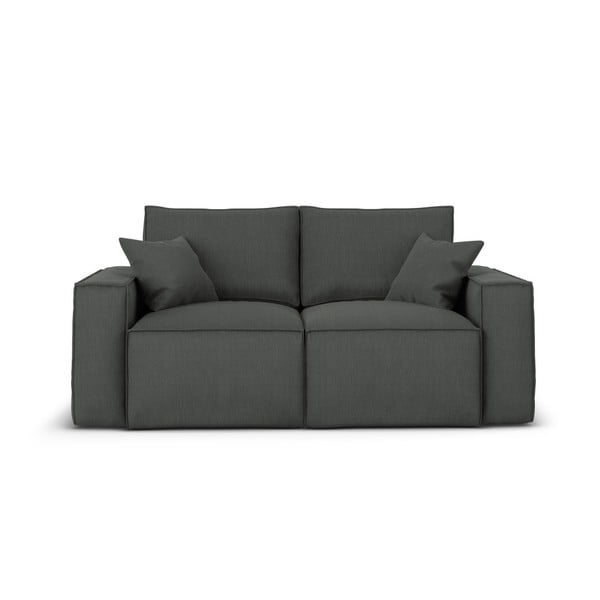 Ciemnoszara sofa Cosmopolitan Design Miami, 180 cm