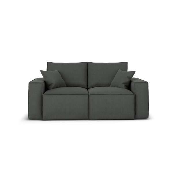 Ciemnoszara sofa Cosmopolitan Design Miami, 180 cm