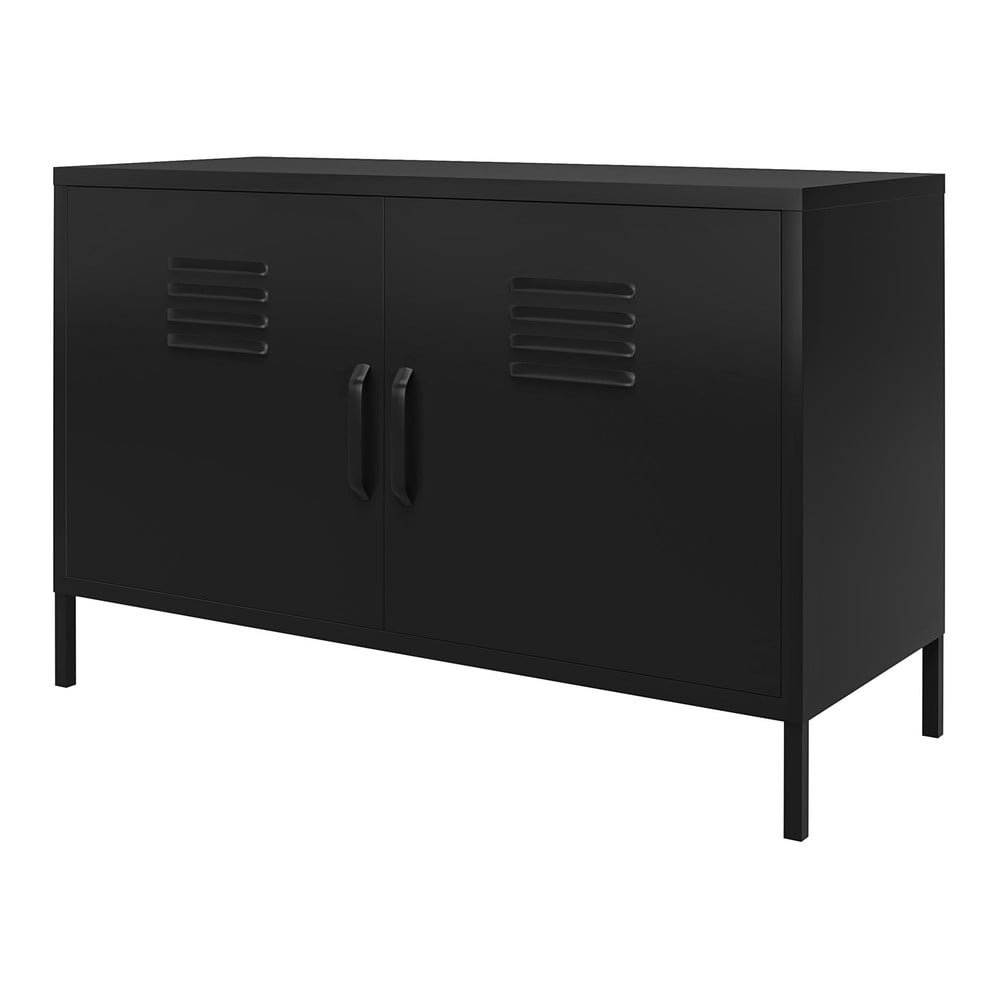 Czarna metalowa szafka 100x64x40 cm Mission District – Støraa (zdjęcie 5)
